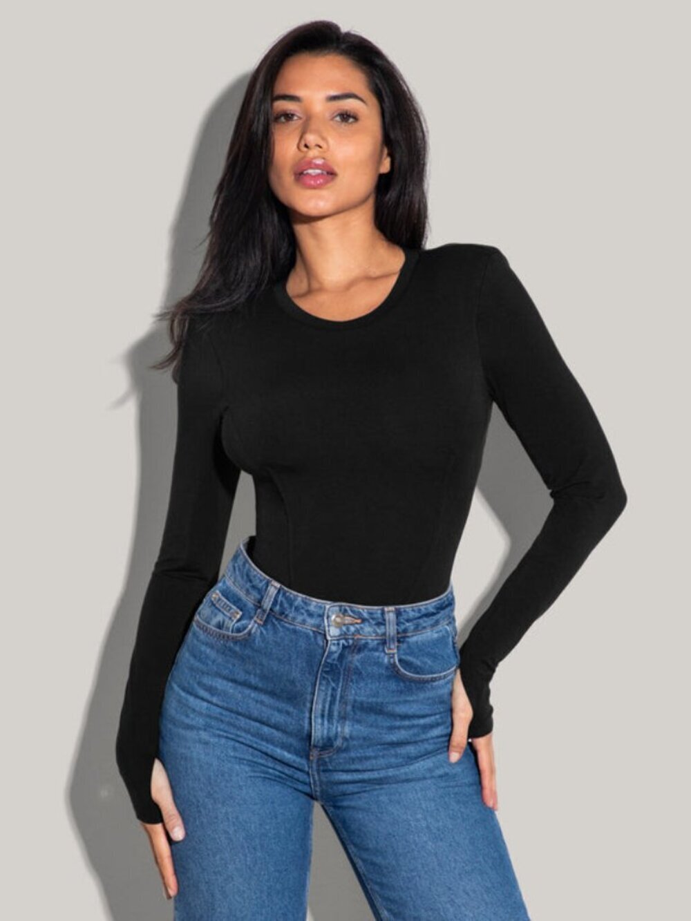 TA3 NWT Shapey Crew Neck in Black Shapewear Coreset Top Sz S